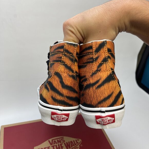 Vans Sk8-Hi Tapered Women’s Sz 8 US Tiger Animal Print AOP Casual Skate Shoes - Picture 9 of 12